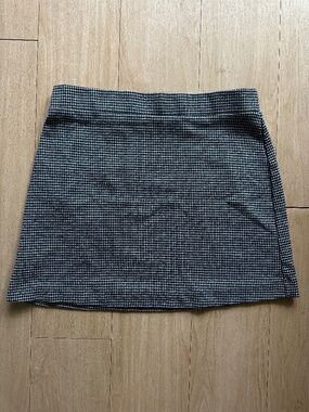 Crosby Stretchy Black and White Patterned Mini Skirt Medium